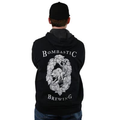 Bombastic Reginald Rides a Bear Hoodie